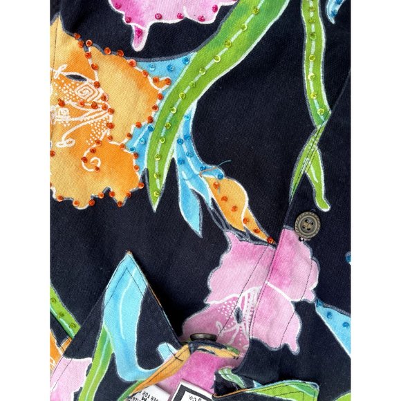 VTG Take 2 Floral Embellished Top - Picture 4 of 5